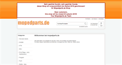 Desktop Screenshot of mopedparts.de